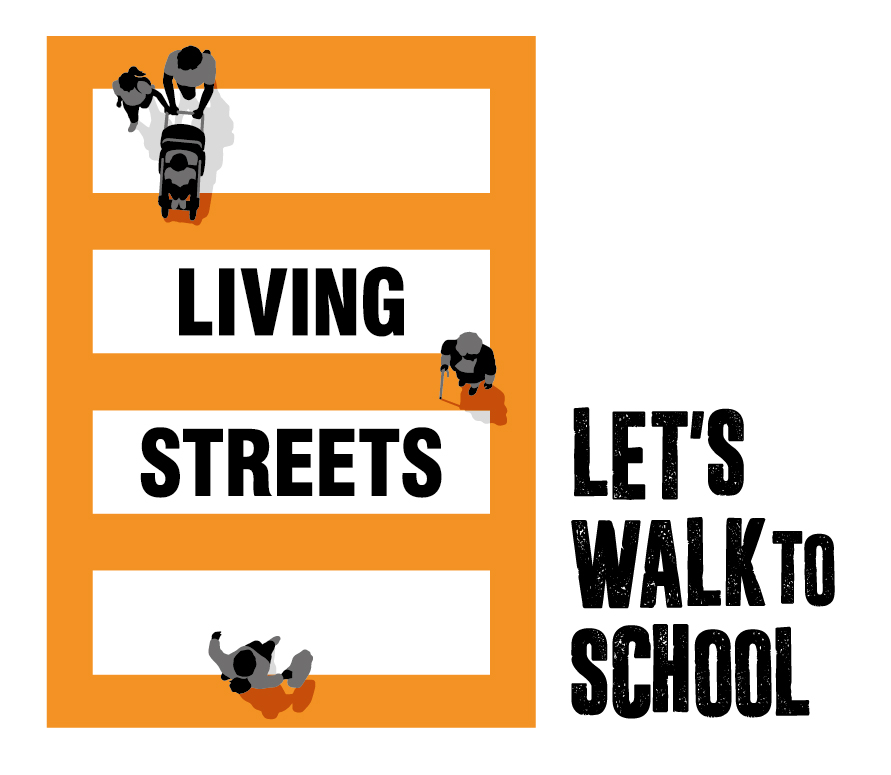 Living Streets Living streets - let's walk to school logo
