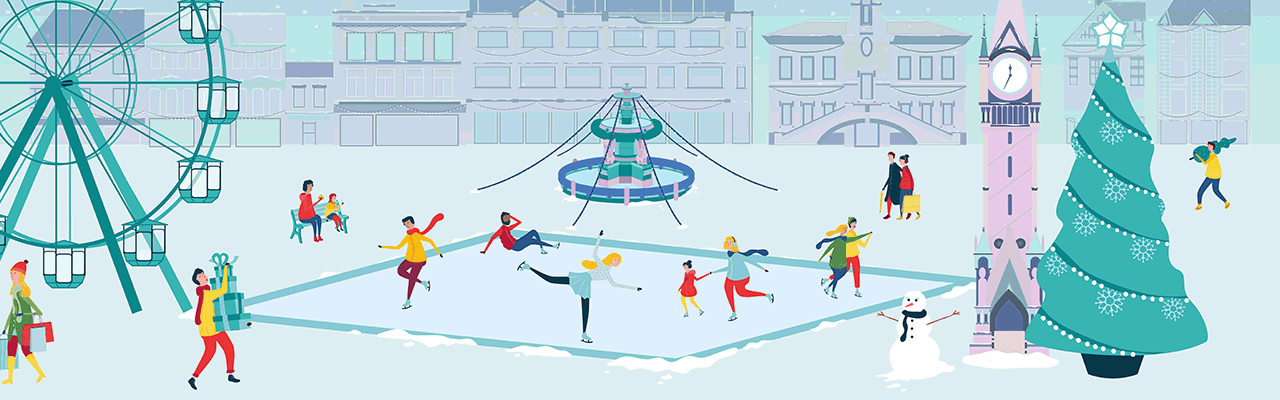 Jubilee square real ice rink